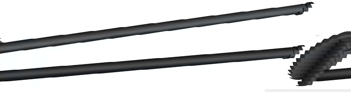 Mexen Remo Doppel-Drehhandtuchhalter, schwarz - 70507255-70