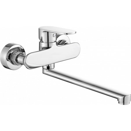 Mexen Milo Badewannenarmatur mit langem Auslauf, Chrom - 71335-00