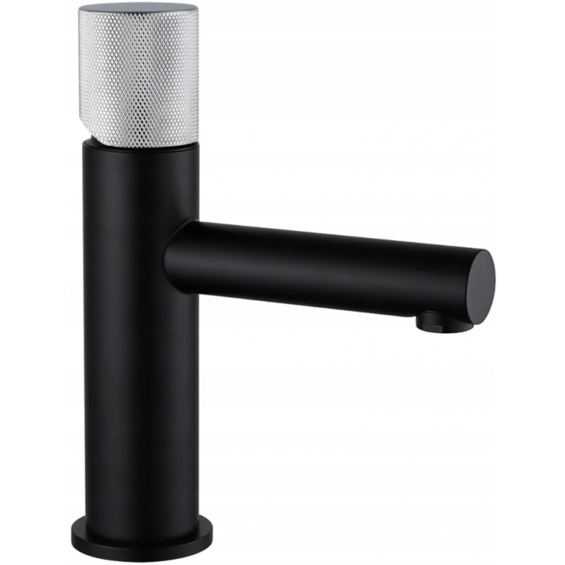 Mexen Elba One Waschbeckenarmatur, schwarz/chrom - 74101-77