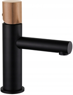 Mexen Elba One Waschbeckenarmatur, schwarz/roségold - 74101-76