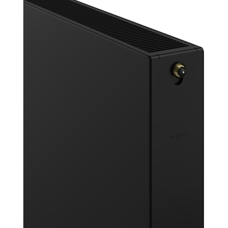 Mexen CVF22 Flat Plattenheizkörper 900 x 700 mm, unterer Anschluss, 1540 W, schwarz - W622F-090-070-70