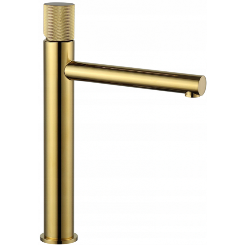 Mexen Elba One Waschtischarmatur hoch, golden - 74111-50