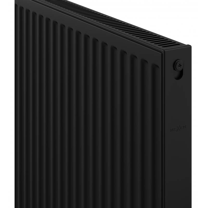 Mexen C11 Plattenheizkörper 400 x 1500 mm, seitlicher Anschluss, 972 W, schwarz - W411-040-150-70