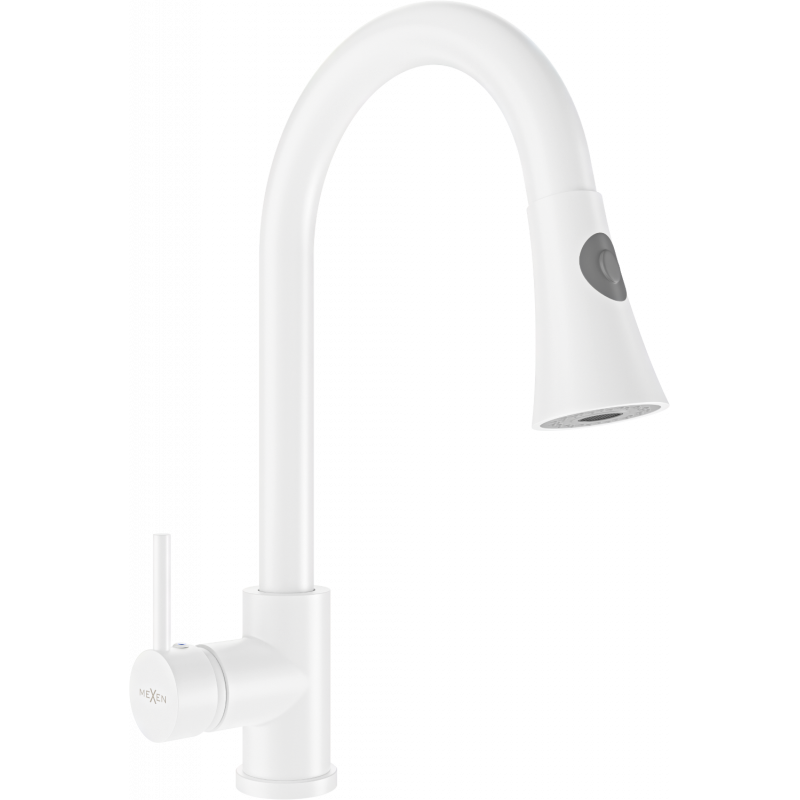Mexen Elia Küchenarmatur, weiß - 670101-20