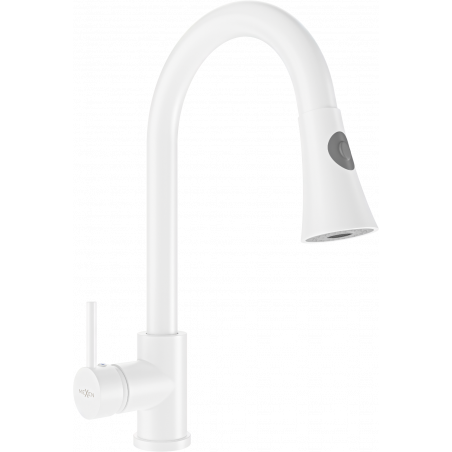 Mexen Elia Küchenarmatur, weiß - 670101-20