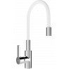 Mexen Flex Küchenarmatur, Chrom/Weiß - 670900-02