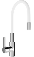 Mexen Flex Küchenarmatur, Chrom/Weiß - 670900-02