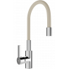 Mexen Flex Küchenarmatur, Chrom/Beige - 670900-09