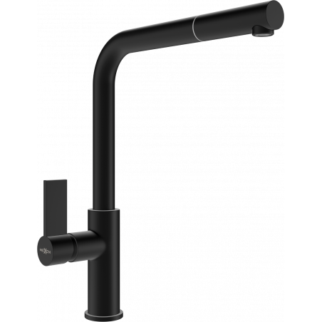 Mexen Flora Küchenarmatur, schwarz - 670401-70