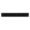 Mexen Flat CVF33 Plattenheizkörper 400 x 2000 mm, Bodenanschluss, 3163 W, schwarz - W633F-040-200-70