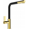 Mexen Flora Küchenarmatur, gold/schwarz - 670401-57