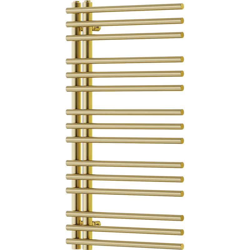 Mexen Neptun Dekorativer Badezimmerheizkörper 900 x 500 mm, 291 W, gold - W101-0900-500-00-50