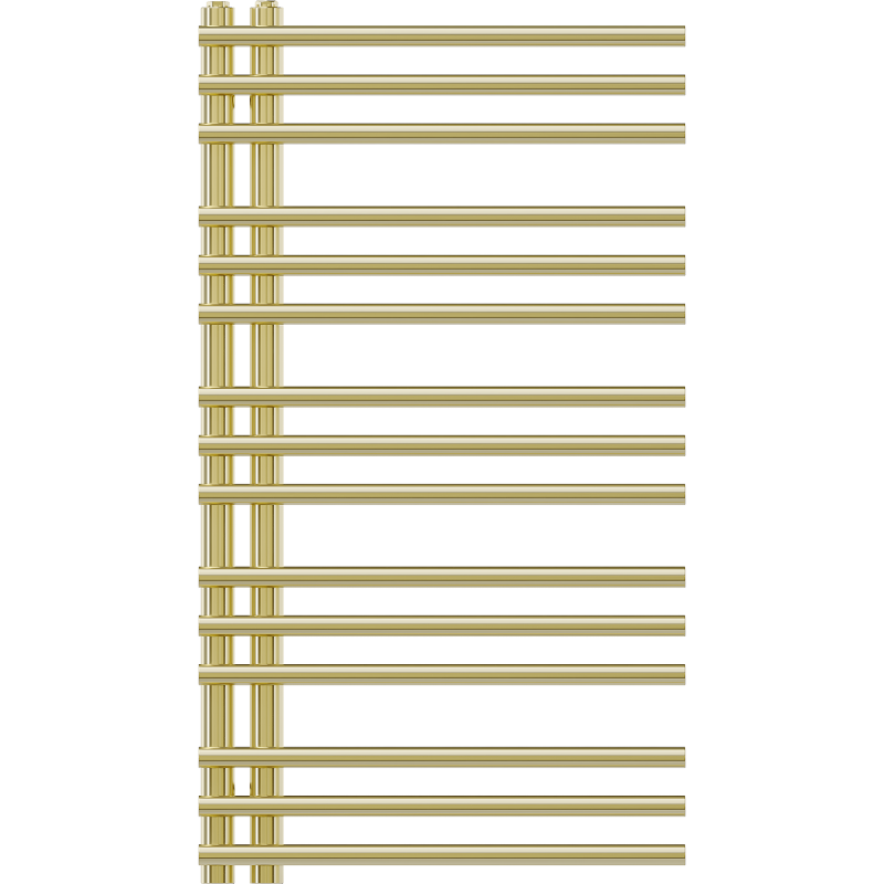 Mexen Neptun Dekorativer Badezimmerheizkörper 900 x 500 mm, 291 W, gold - W101-0900-500-00-50