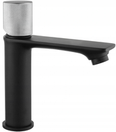 Mexen Royo One Waschtischarmatur, schwarz/chrom - 72201-77