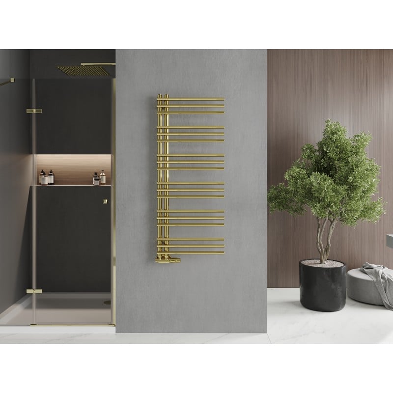 Mexen Neptun Dekorativer Badezimmerheizkörper 1200 x 500 mm, 360 W, golden - W101-1200-500-00-50