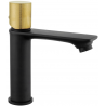Mexen Royo One Waschtischarmatur, schwarz/gold - 72201-75