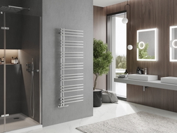 Mexen Neptun dekorativer Badezimmerheizkörper 1400 x 500 mm, 420 W, Chrom - W101-1400-500-00-01