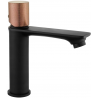 Mexen Royo One Waschbeckenarmatur, Schwarz/Roségold - 72201-76