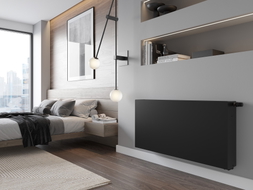 Mexen Flat CVF33 Plattenheizkörper 600 x 1500 mm, unterer Anschluss, 3301 W, schwarz - W633F-060-150-70
