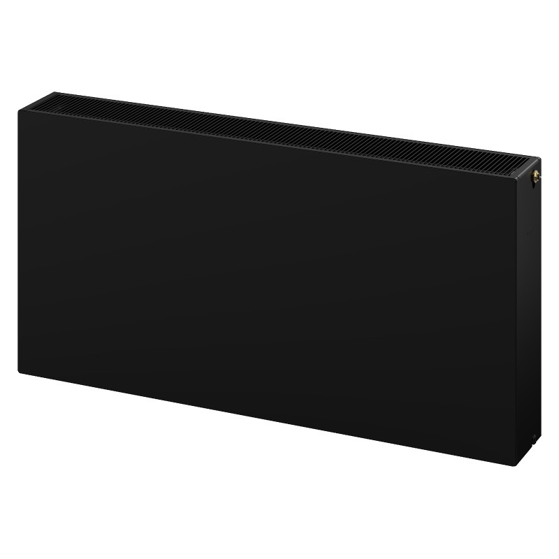 Mexen CVF33 Flachheizkörper 900 x 400 mm, unterer Anschluss, 1200 W, schwarz - W633F-090-040-70