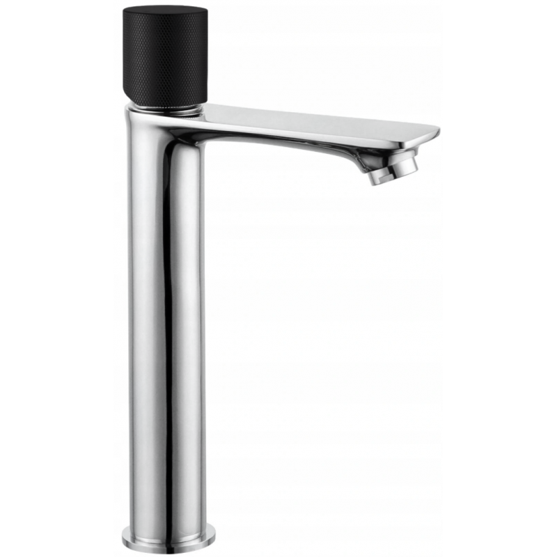 Mexen Royo One hoher Waschtischarmatur, schwarz/chrom - 72211-07