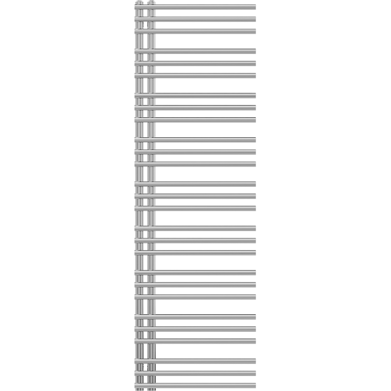 Mexen Neptun dekorativer Badezimmerheizkörper 1600 x 500 mm, 523 W, Chrom - W101-1600-500-00-01