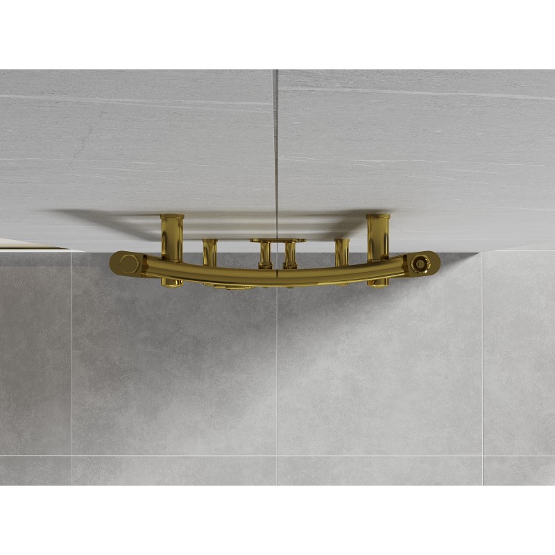 Mexen Ares Badezimmerheizkörper 500 x 400 mm, 142 W, gold - W102-0500-400-00-50