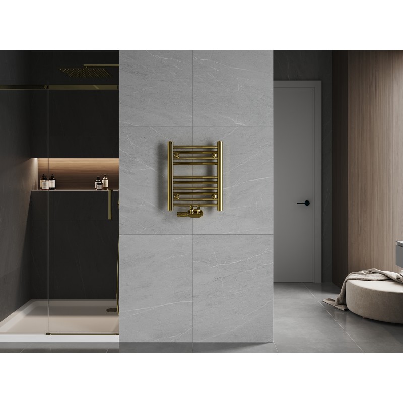 Mexen Ares Badezimmerheizkörper 500 x 400 mm, 142 W, gold - W102-0500-400-00-50