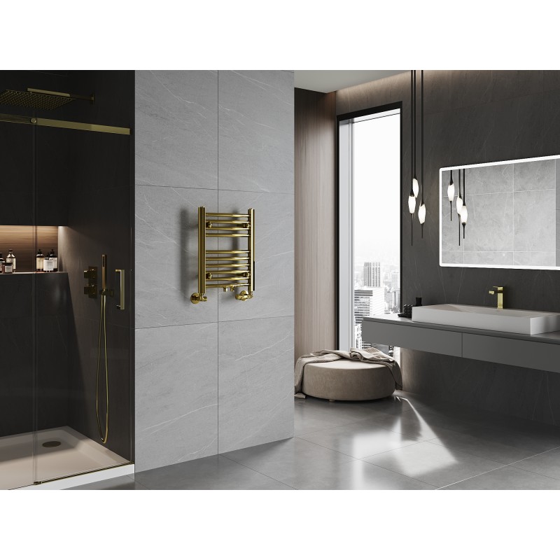 Mexen Ares Badezimmerheizkörper 500 x 400 mm, 142 W, gold - W102-0500-400-00-50