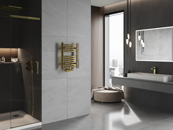 Mexen Ares Badezimmerheizkörper 500 x 400 mm, 142 W, gold - W102-0500-400-00-50