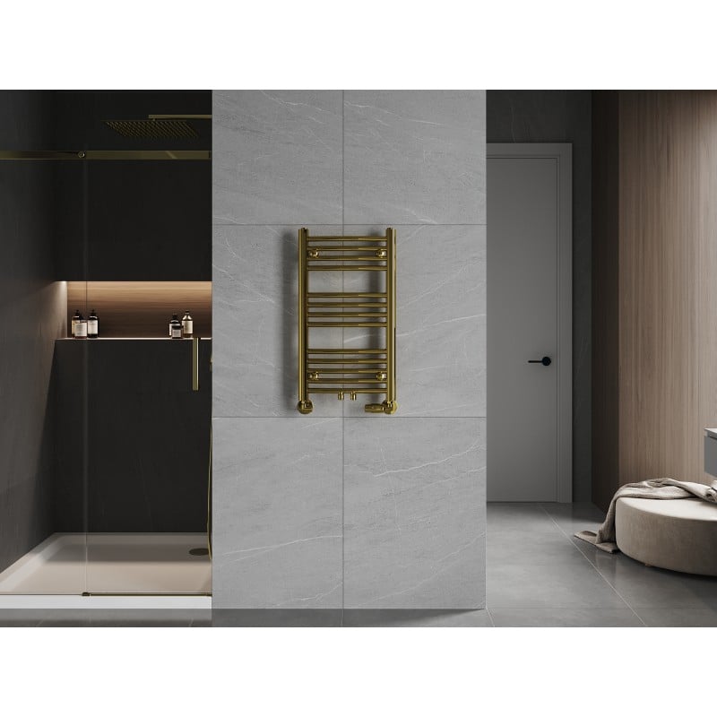 Mexen Ares Badezimmerheizkörper 700 x 400 mm, 189 W, gold - W102-0700-400-00-50