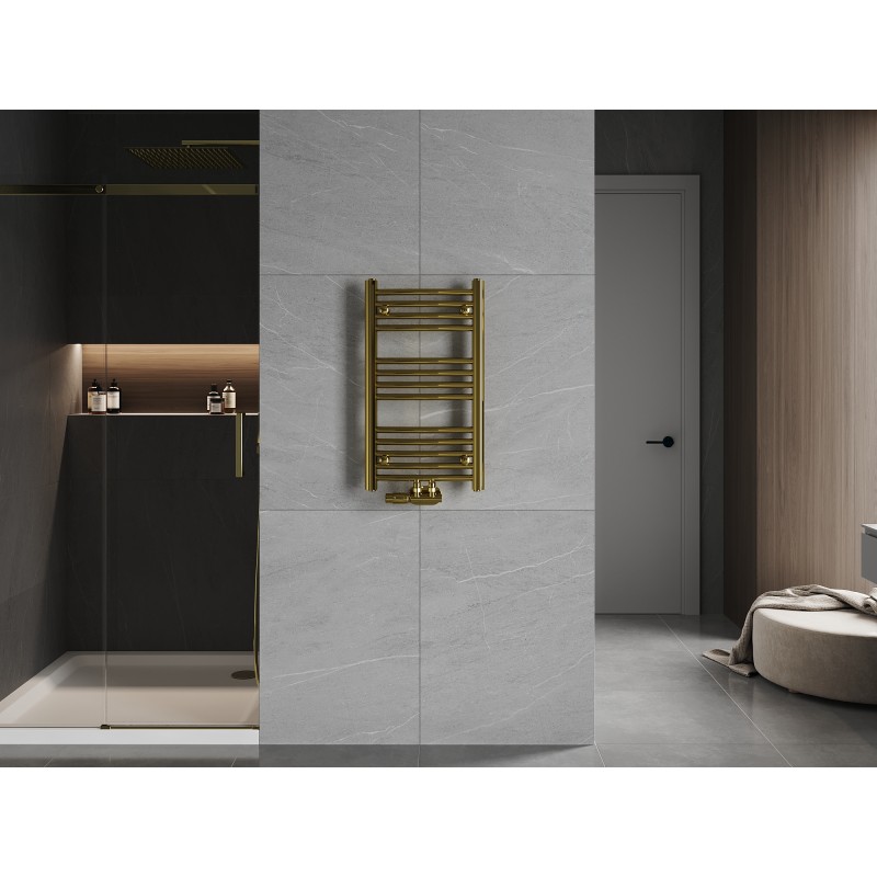 Mexen Ares Badezimmerheizkörper 700 x 400 mm, 189 W, gold - W102-0700-400-00-50