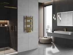 Mexen Ares Badezimmerheizkörper 700 x 400 mm, 189 W, gold - W102-0700-400-00-50