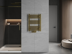 Mexen Ares Badezimmerheizkörper 700 x 500 mm, 226 W, gold - W102-0700-500-00-50