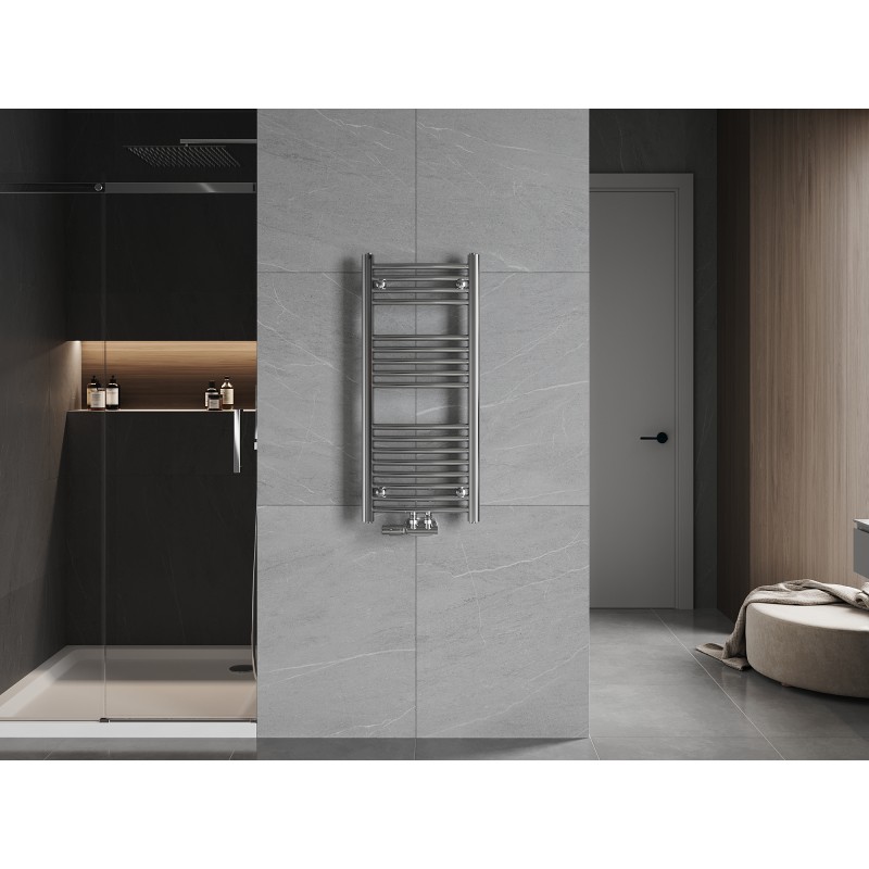Mexen Ares Badezimmerheizkörper 900 x 400 mm, 246 W, Chrom - W102-0900-400-00-01