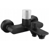 Mexen Royo One Badezimmerarmatur, schwarz/chrom - 72230-77