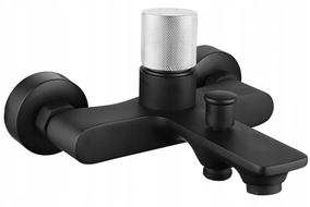 Mexen Royo One Badezimmerarmatur, schwarz/chrom - 72230-77