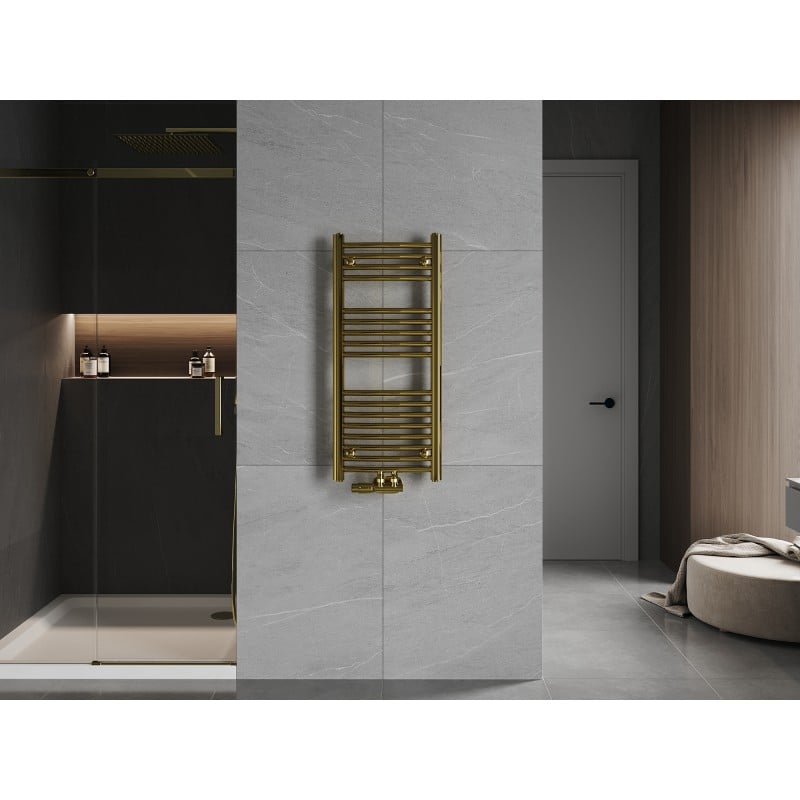 Mexen Ares Badezimmerheizkörper 900 x 400 mm, 246 W, gold - W102-0900-400-00-50