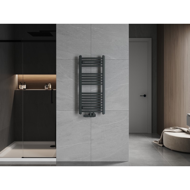 Mexen Ares Badezimmerheizkörper 900 x 400 mm, 312 W, Anthrazit - W102-0900-400-00-66