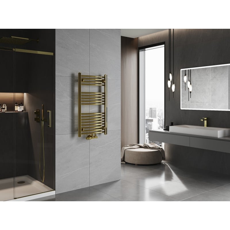 Mexen Ares Badezimmerheizkörper 900 x 500 mm, 294 W, golden - W102-0900-500-00-50