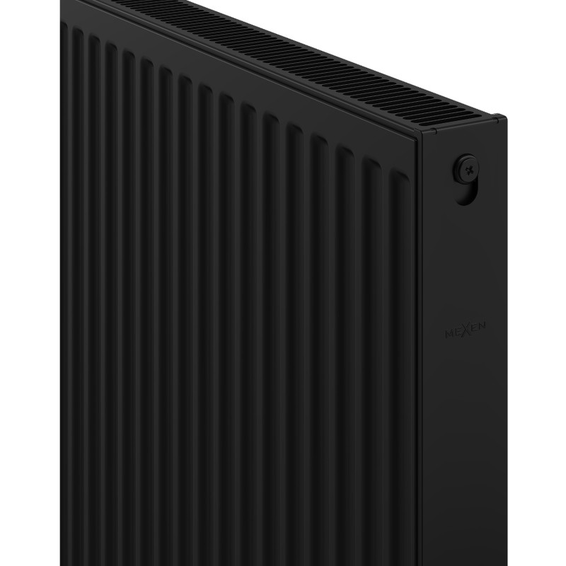 Mexen C21 Plattenheizkörper 400 x 1200 mm, seitlicher Anschluss, 1112 W, schwarz - W421-040-120-70