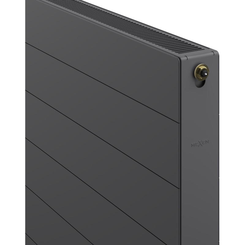 Mexen CVL21 Flachheizkörper 600 x 500 mm, Unteranschluss, 605 W, Anthrazit - W621L-060-050-66