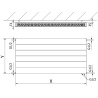 Mexen Line CVL21 Plattenheizkörper 600 x 700 mm, unterer Anschluss, 847 W, Anthrazit - W621L-060-070-66