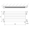 Mexen Line CVL21 Plattenheizkörper 600 x 1300 mm, unterer Anschluss, 1572 W, Anthrazit - W621L-060-130-66