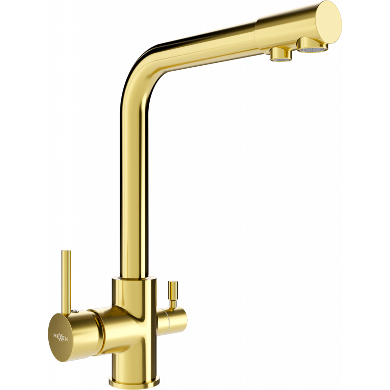 Mexen Duero Küchenarmatur, gold - 671600-50