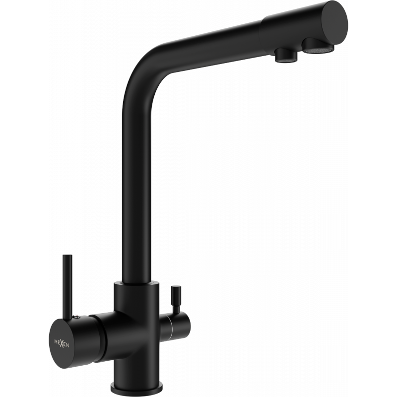 Mexen Duero Küchenarmatur, schwarz - 671600-70