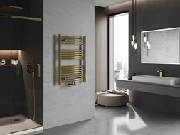 Mexen Ares Badezimmerheizkörper 900 x 600 mm, 342 W, Gold - W102-0900-600-00-50