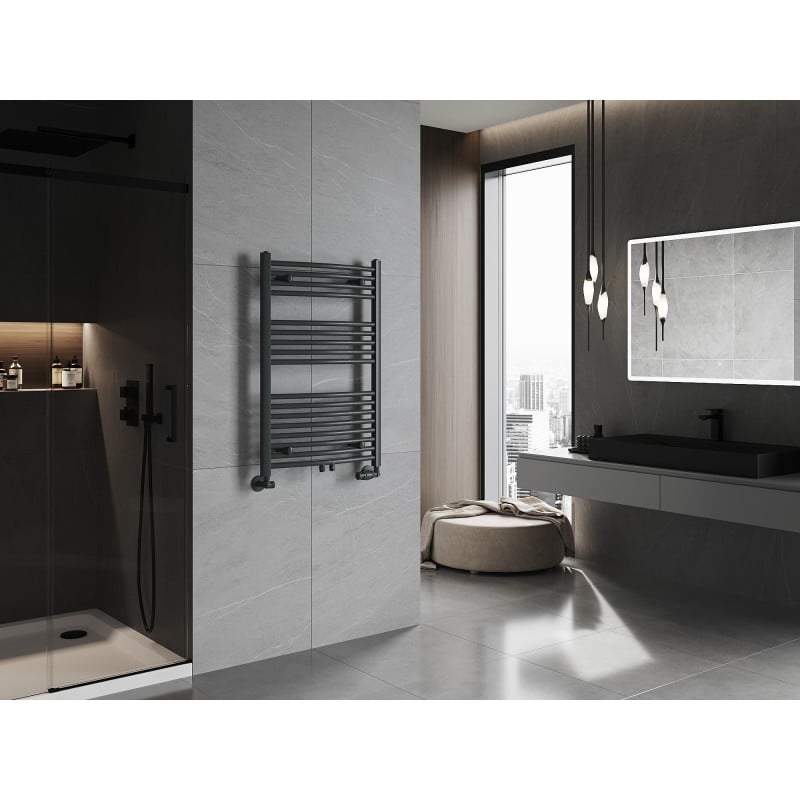 Mexen Ares Badeheizkörper 900 x 600 mm, 433 W, Anthrazit - W102-0900-600-00-66