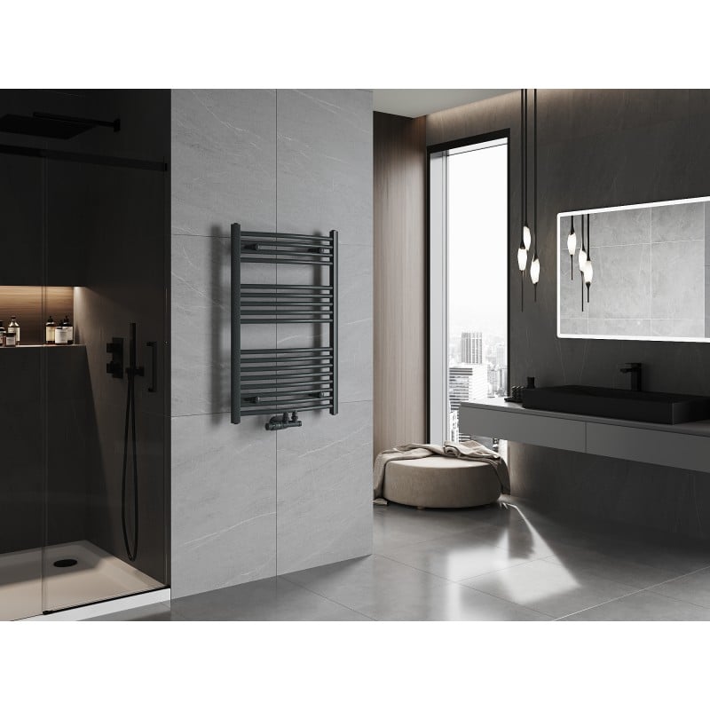 Mexen Ares Badeheizkörper 900 x 600 mm, 433 W, Anthrazit - W102-0900-600-00-66