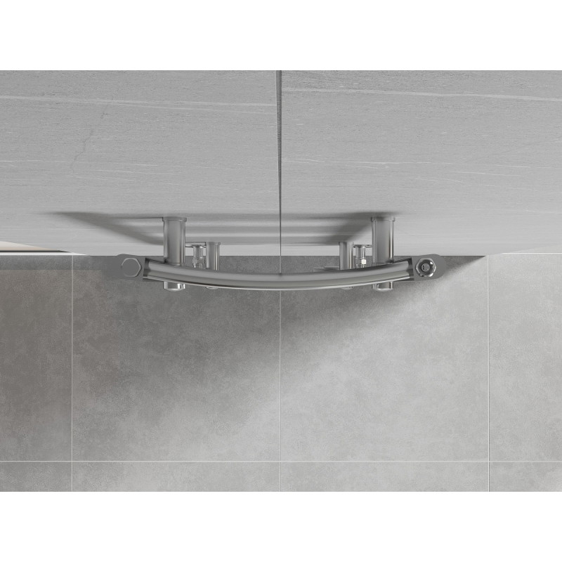 Mexen Ares Badezimmerheizkörper 1200 x 400 mm, 349 W, Chrom - W102-1200-400-00-01